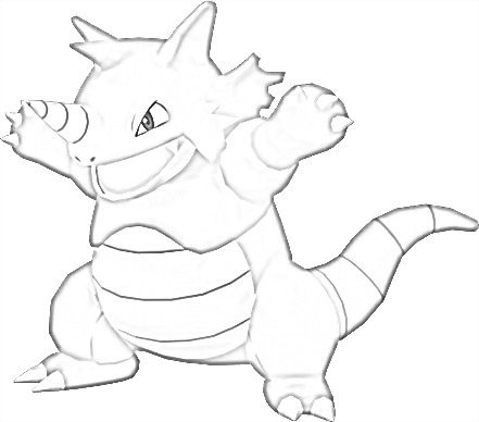Coloriage de Rhinoféros