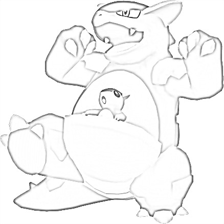 Coloriage de Kangourex