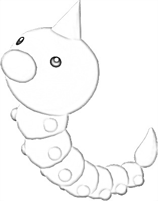 Coloriage de Aspicot