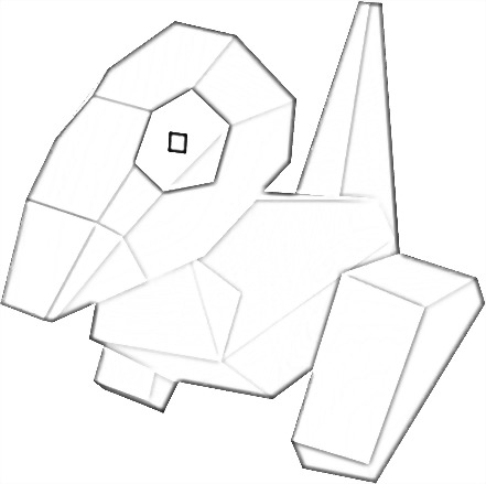 Coloriage de Porygon