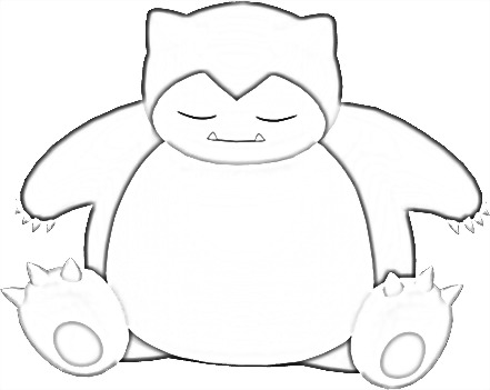 Coloriage de Ronflex