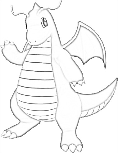 Coloriage de Dracolosse