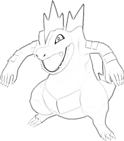 Coloriage de Aligatueur