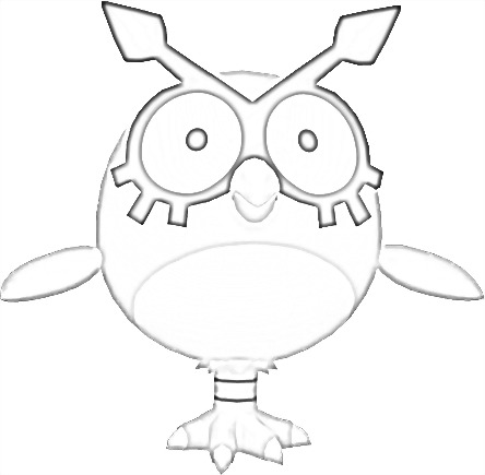 Coloriage de Hoothoot