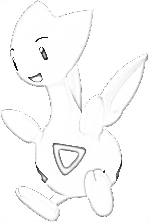 Coloriage de Togetic