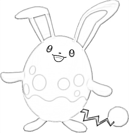Coloriage de Azumarill