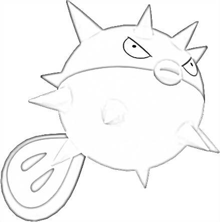 Coloriage de Qwilfish