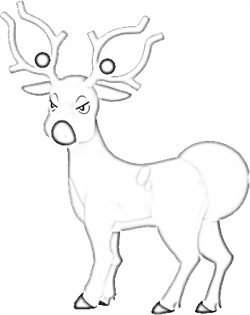 Coloriage de Cerfrousse
