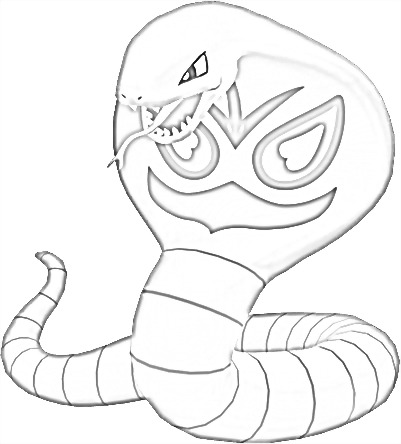 Coloriage de Arbok