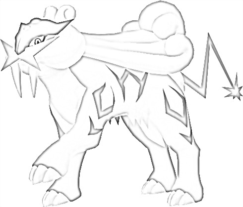 Coloriage de Raikou