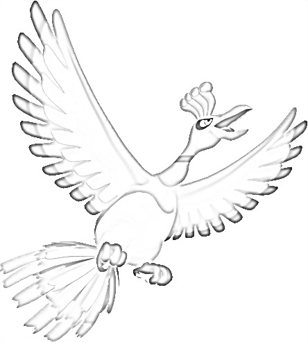 Coloriage de Ho-Oh