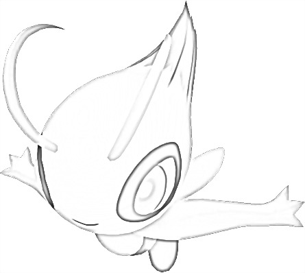 Coloriage de Celebi