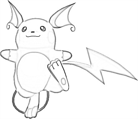 Coloriage de Raichu