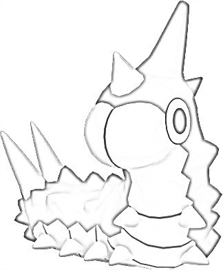 Coloriage de Chenipotte