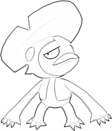 Coloriage de Lombre