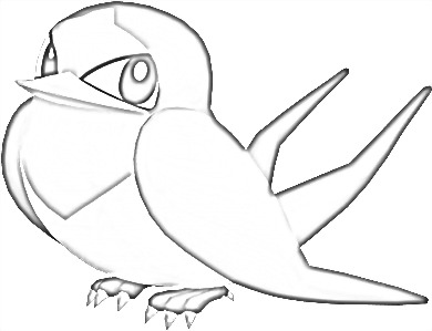 Coloriage de Nirondelle