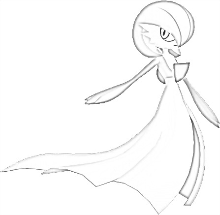 Coloriage de Gardevoir