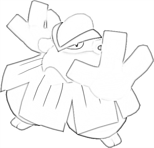 Coloriage de Hariyama