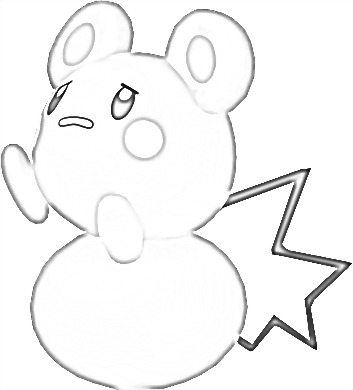 Coloriage de Azurill