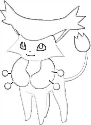 Coloriage de Delcatty