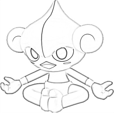 Coloriage de Méditikka