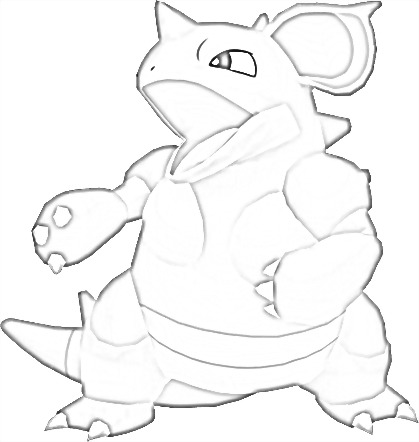 Coloriage de Nidoqueen