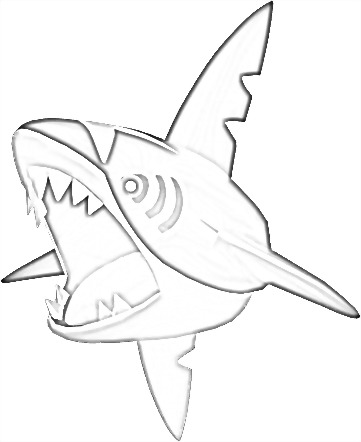 Coloriage de Sharpedo