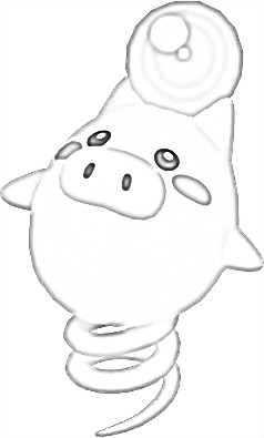 Coloriage de Spoink