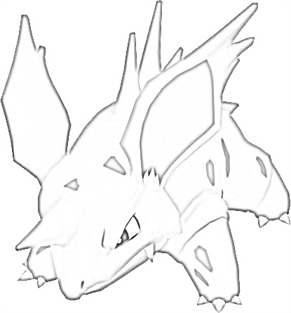 Coloriage de Nidorino