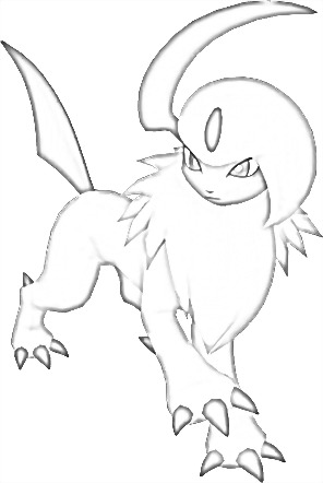 Coloriage de Absol
