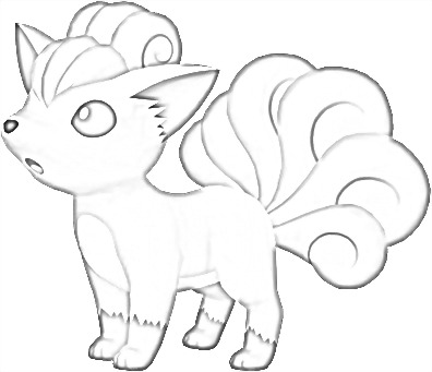 Coloriage de Goupix
