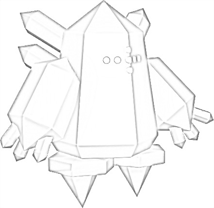 Coloriage de Regice