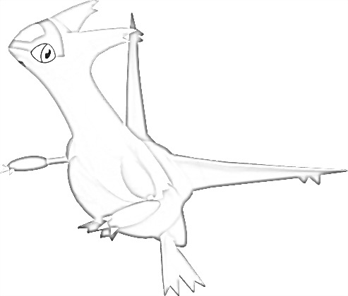 Coloriage de Latias
