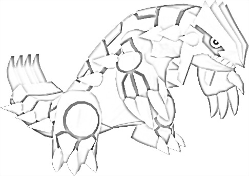 Coloriage de Groudon