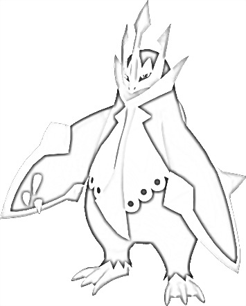 Coloriage de Pingoléon