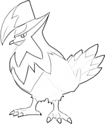 Coloriage de Étouraptor