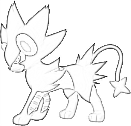 Coloriage de Luxray