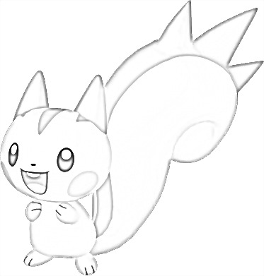 Coloriage de Pachirisu