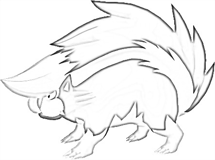 Coloriage de Moufflair