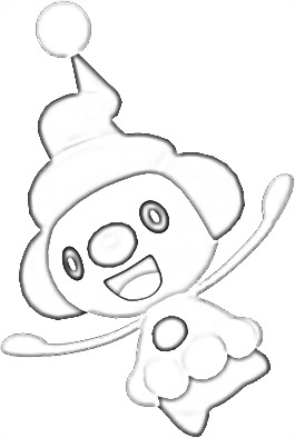 Coloriage de Mime Jr.