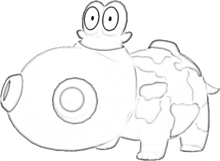 Coloriage de Hippopotas