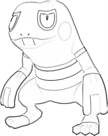 Coloriage de Cradopaud