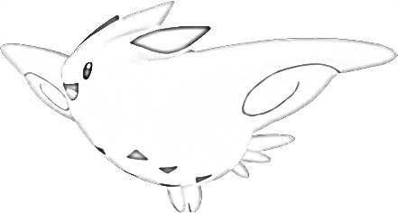 Coloriage de Togekiss