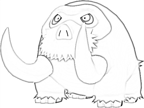 Coloriage de Mammochon