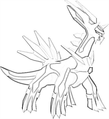 Coloriage de Dialga