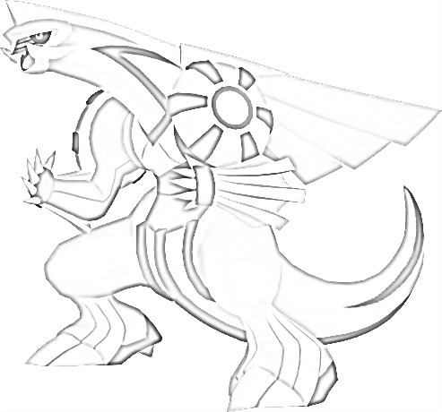 Coloriage de Palkia