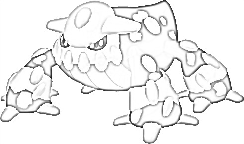Coloriage de Heatran
