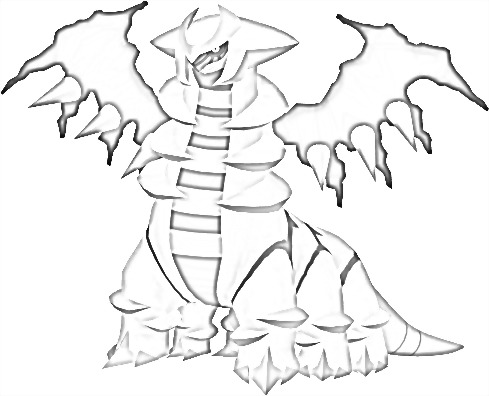 Coloriage de Giratina