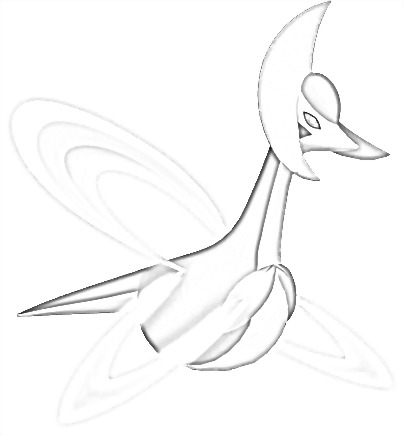 Coloriage de Cresselia