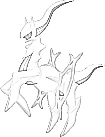 Coloriage de Arceus